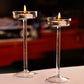 1Pc Glass Candle Holders Set Tealight Holder Home Wedding Stand Bar Party Decor