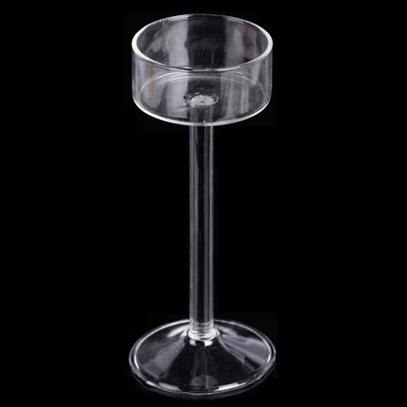 1Pc Glass Candle Holders Set Tealight Holder Home Wedding Stand Bar Party Decor