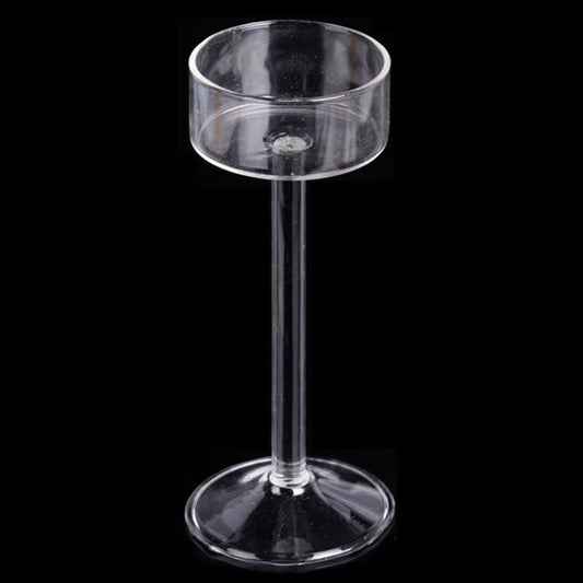 1Pc Glass Candle Holders Set Tealight Holder Home Wedding Stand Bar Party Decor