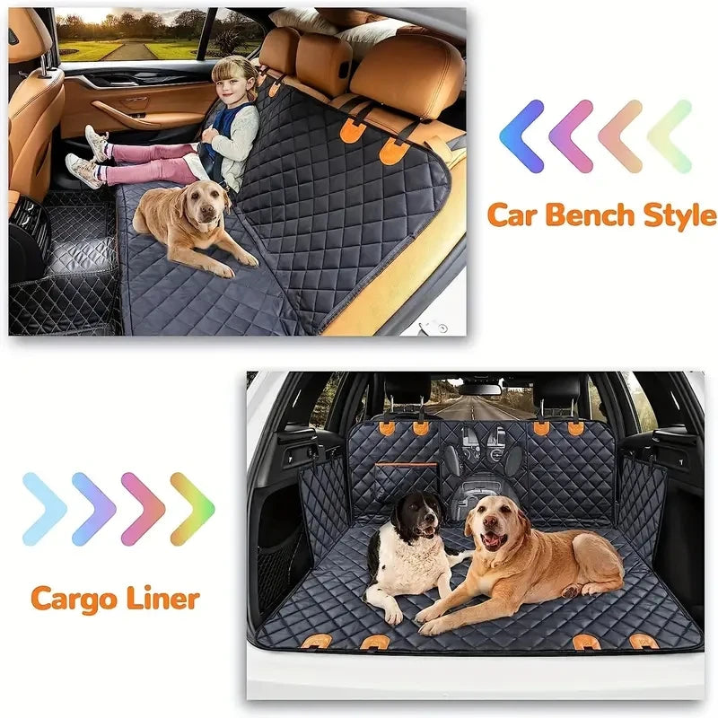 Universal Pet Seat Cover for Car Rear Seat,