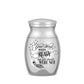 24 Styles Set of 3 Pcs Mini Urns For Human Ashes Cremation Keepsake Container Jar Metal Memorial Pet Ashes Holder Silver