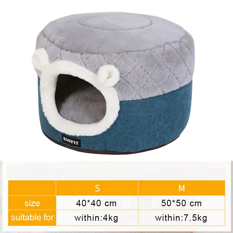 Cat Dog Bed Warming Dog House Soft Material Sleeping Bag