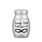 24 Styles Set of 3 Pcs Mini Urns For Human Ashes Cremation Keepsake Container Jar Metal Memorial Pet Ashes Holder Silver