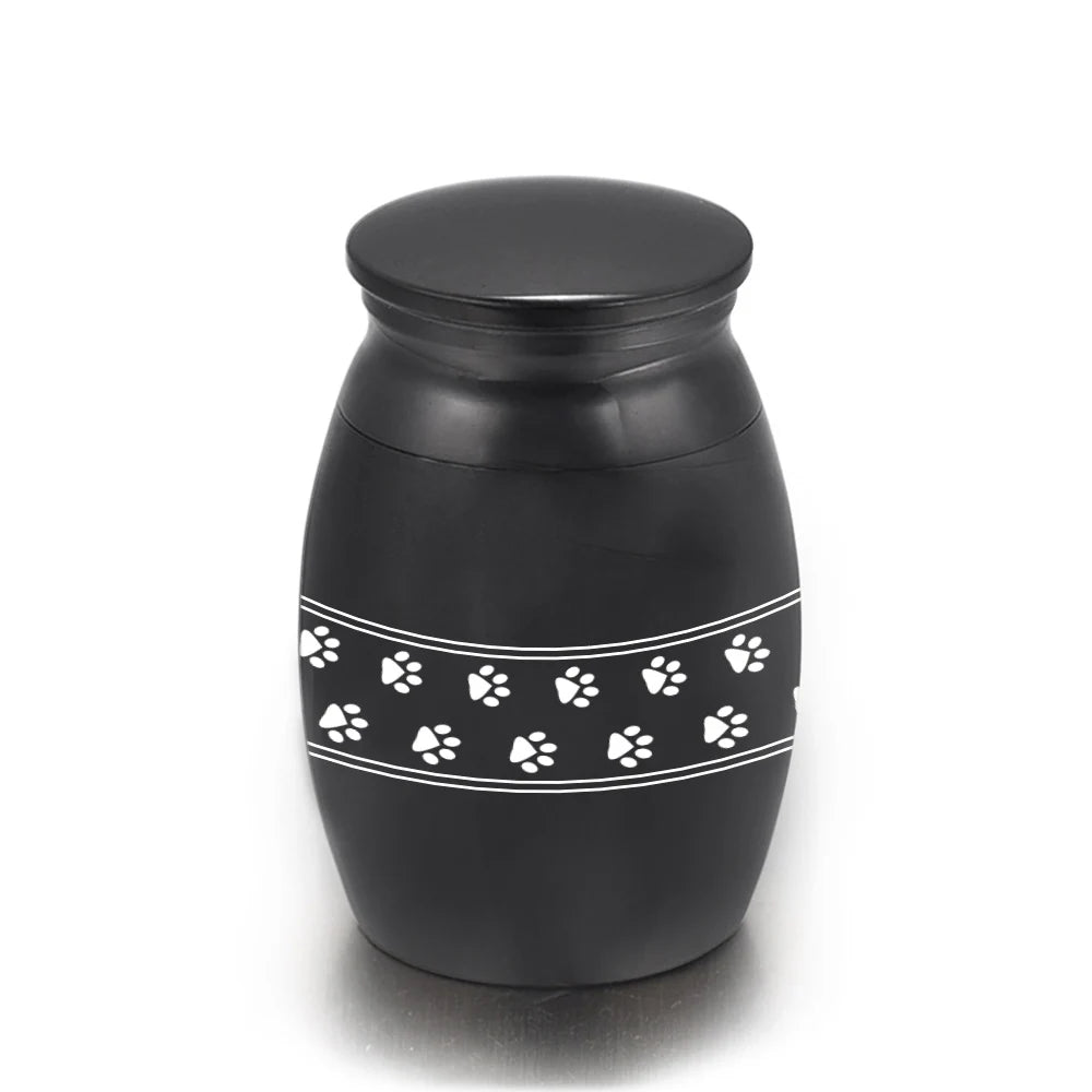 24 Styles Set of 3 Pcs Mini Urns For Human Ashes Cremation Keepsake Container Jar Metal Memorial Pet Ashes Holder Silver
