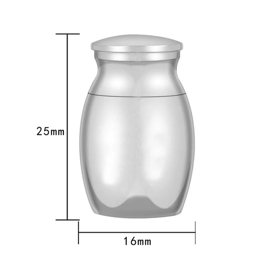 Set of 3 Mini Dog Ashes Urns – Black Keepsake Jars with Engraved Message