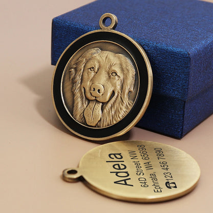 Customized Dog ID Tag Personalized Dogs Cats Tags