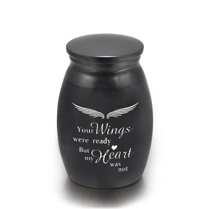 24 Styles Set of 3 Pcs Mini Urns For Human Ashes Cremation Keepsake Container Jar Metal Memorial Pet Ashes Holder Silver