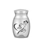 24 Styles Set of 3 Pcs Mini Urns For Human Ashes Cremation Keepsake Container Jar Metal Memorial Pet Ashes Holder Silver