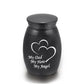 24 Styles Set of 3 Pcs Mini Urns For Human Ashes Cremation Keepsake Container Jar Metal Memorial Pet Ashes Holder Silver