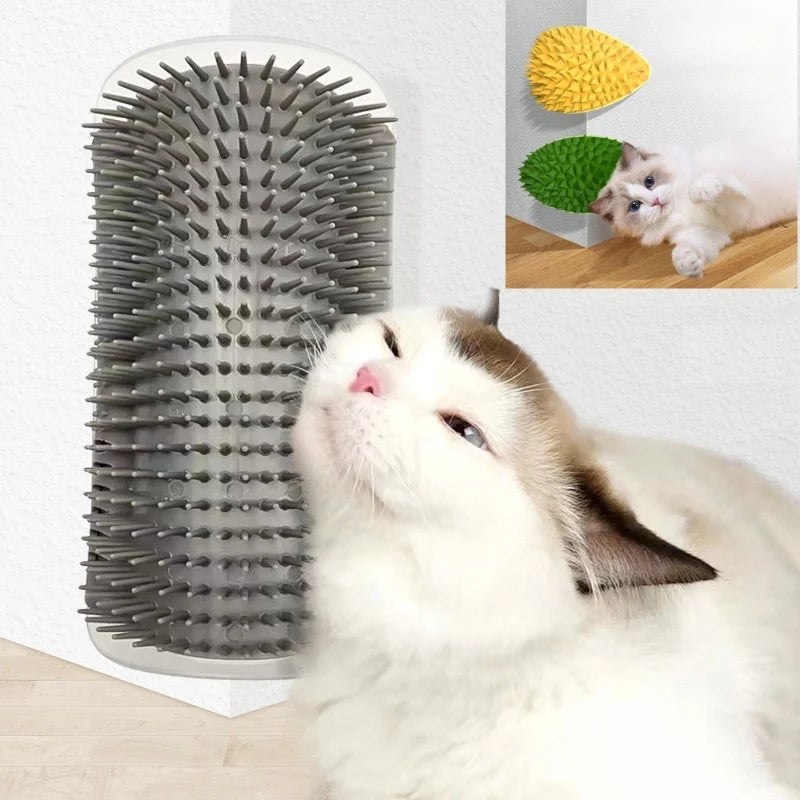 Black Cat Scratcher Massager – Grooming & Relax Toy
