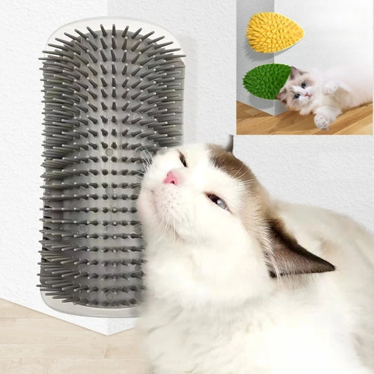 Black Cat Scratcher Massager – Grooming & Relax Toy