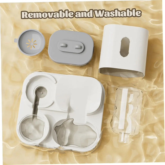2-in-1 automatic water dispenser and  automatic food bowl set,