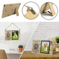 Pet Memorial Photo Frame Wood Pet Keepsake With Pet Urns Bottle