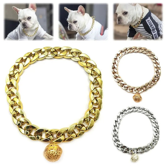 Pet Dog Collar Cuban Chain Dog Chain Dog Collar