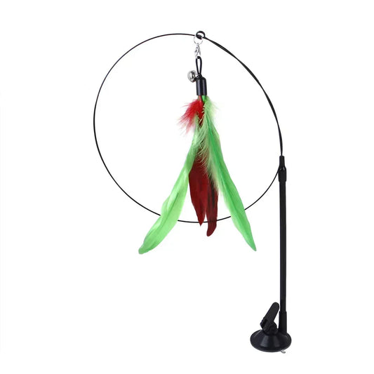 Interactive Feather Cat Toy – Lifelike Bird Motion Play
