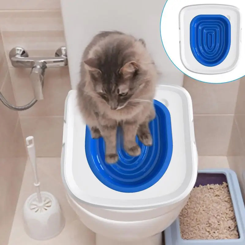 Universal Cat Toilet Training Kit With Any Cat Reusable