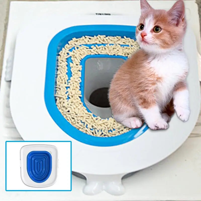Universal Cat Toilet Training Kit With Any Cat Reusable