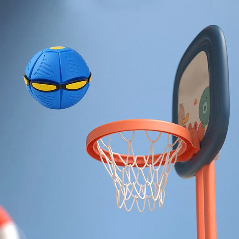 Magic Flying Saucer Ball – Bouncy Toy for  Pets in red