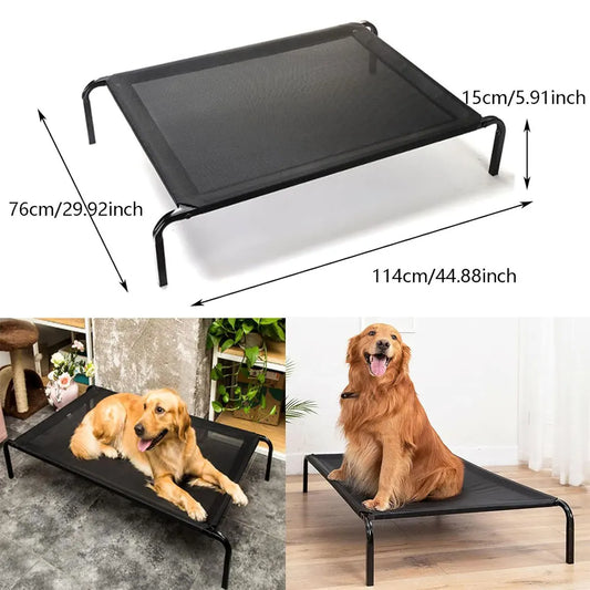 Raised Dog Bed for Outdoor or Camping Bed Washable