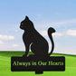1set Always In Our Hearts Memorial Stake Insert Cemetery Decor for Grave, Sympathy Funeral, Easter, Pet, Yard
