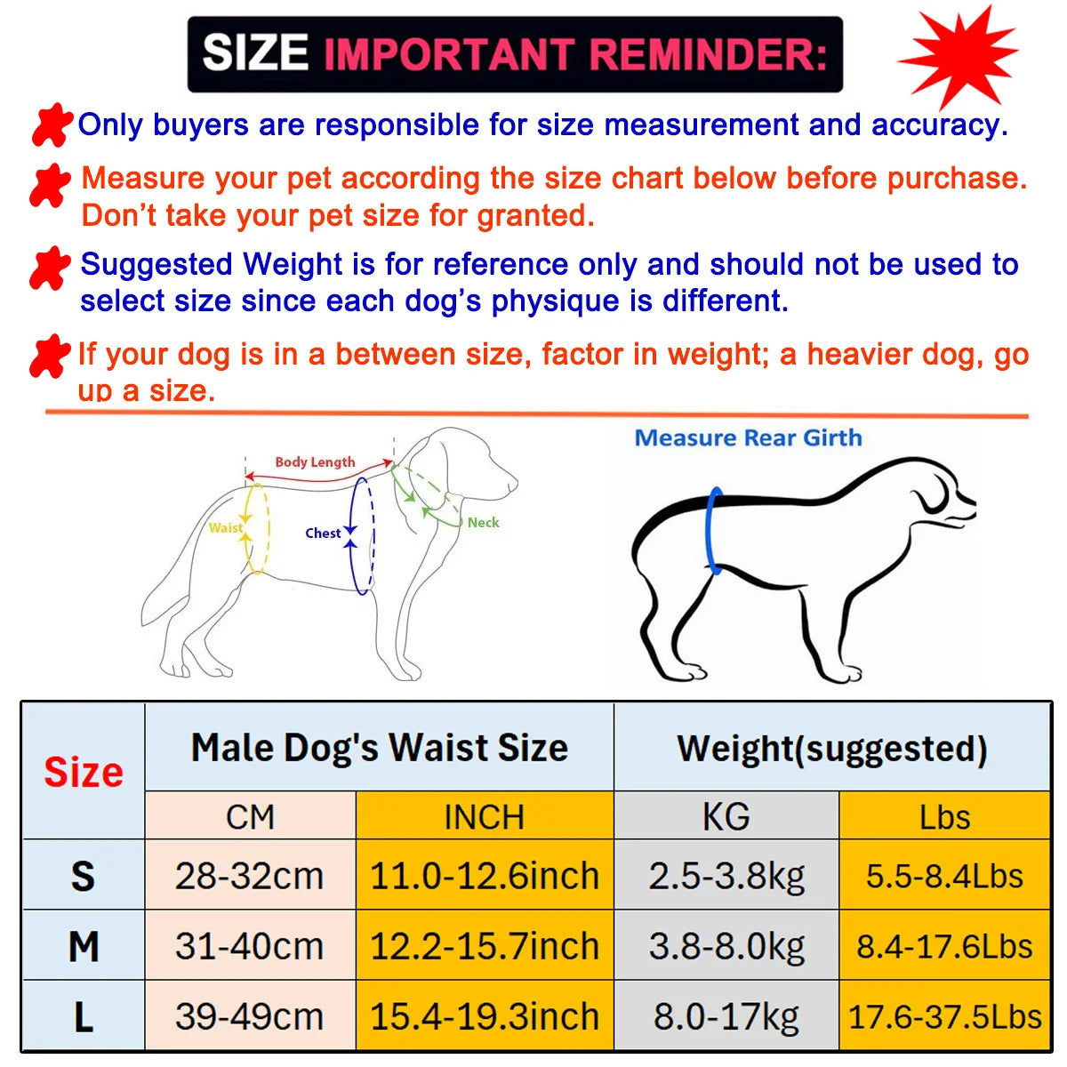 Beige Washable Male Dog Diaper – Reusable Belly Band (1PC)