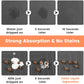 Black Pet Feeding Mat – Absorbent Placemat 40x60cm