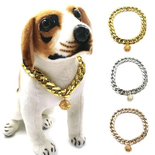 Pet Dog Collar Cuban Chain Dog Chain Dog Collar