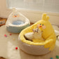 Cat Dog Bed Warming Dog House Soft Material Sleeping Bag