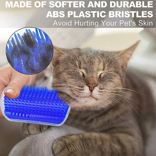 Blue Cat Scratcher Massager – Groom, Scratch & Relax