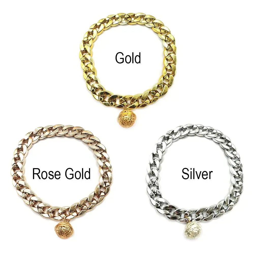 Pet Dog Collar Cuban Chain Dog Chain Dog Collar