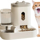 2-in-1 automatic water dispenser and  automatic food bowl set,
