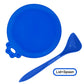 Blue Pet Can Cover & Spoon Set – 2pcs Reusable & BPA-Free