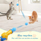 Plush Ball Shooting Gun – Interactive Cat Toy with 50 Pompoms