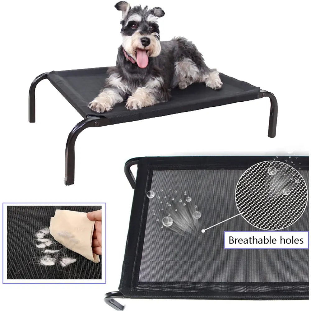 Raised Dog Bed for Outdoor or Camping Bed Washable
