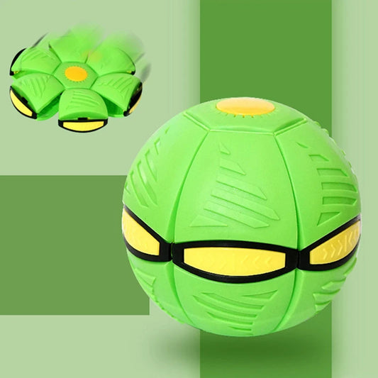 Magic Flying Saucer Ball – Bouncy Toy for  Pets in red