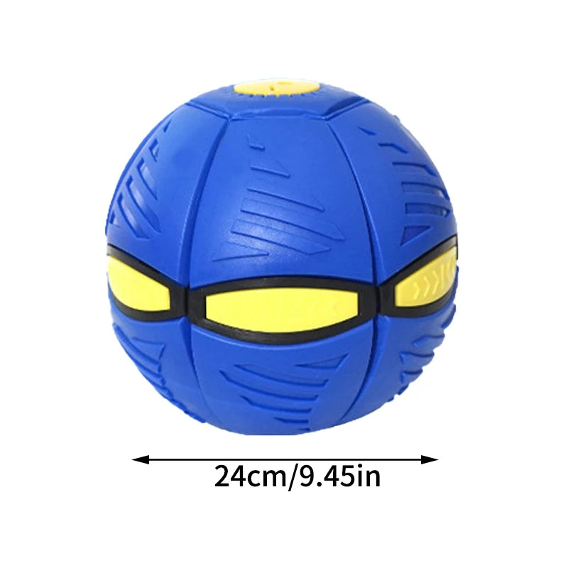 Magic Flying Saucer Ball – Bouncy Toy for  Pets in red