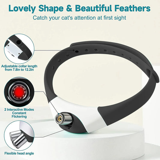 ATUBAN Electric Smart Amusing Collar for Kitten