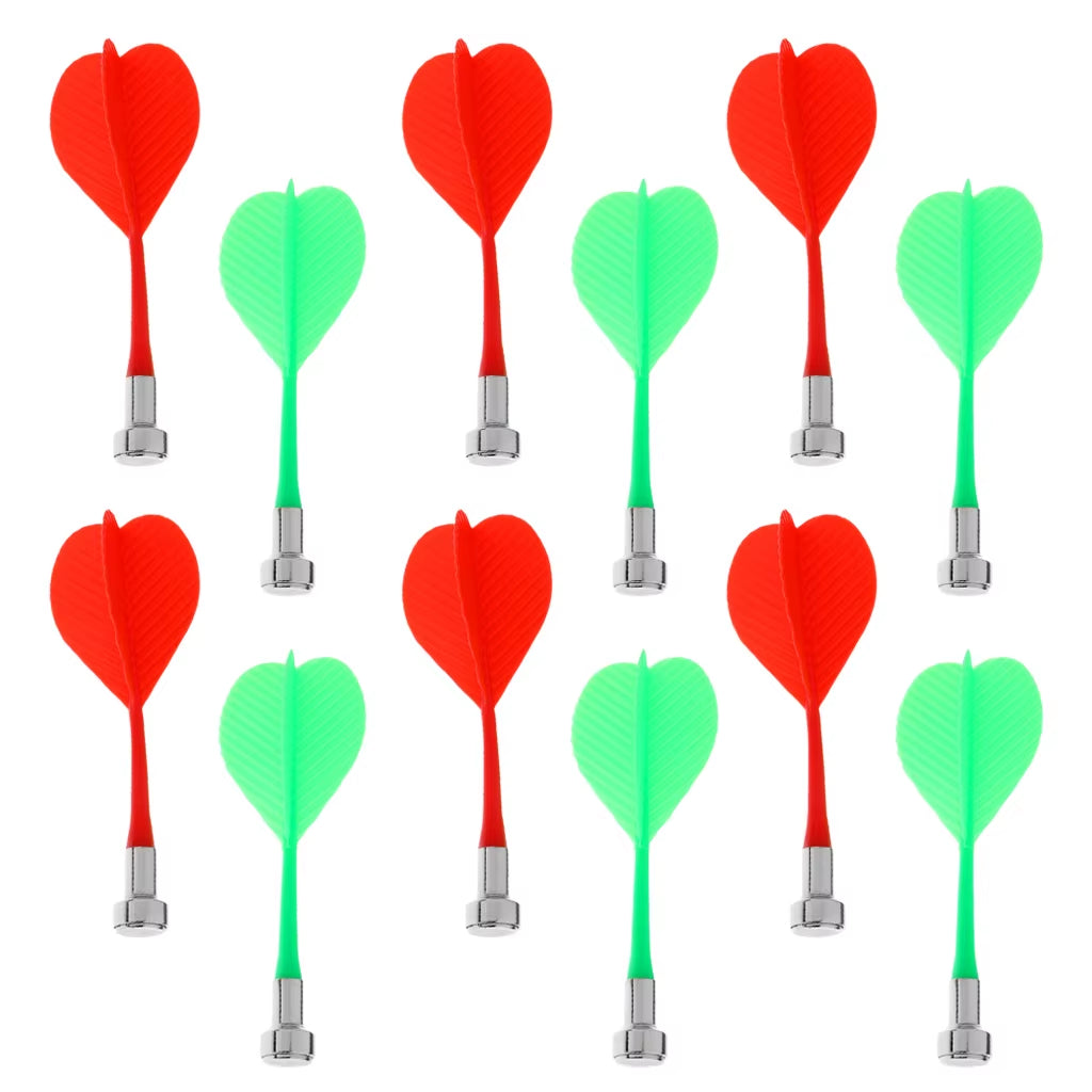 12 Pieces Magnetic Darts Safety Replacement Darts for Magnetic Dart Board Indoor Game Accessories