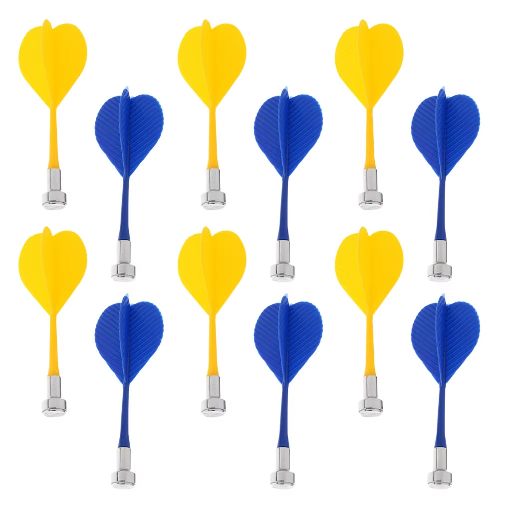 12 Pieces Magnetic Darts Safety Replacement Darts for Magnetic Dart Board Indoor Game Accessories