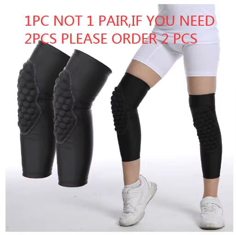 1PC Children'S Anti-Collision Knee Pads EVA Outdoor Sports Basketball Knee Braces Patella Support Strongcompression Protection