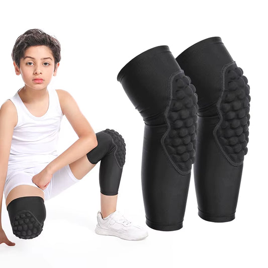 1PC Children'S Anti-Collision Knee Pads EVA Outdoor Sports Basketball Knee Braces Patella Support Strongcompression Protection
