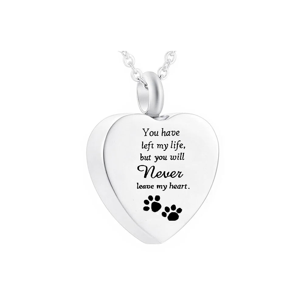 silver dog ashes pendent, buy dog supplies and memorials accessories only at say svaha in London and new York