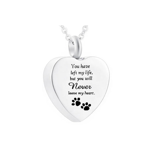 silver dog ashes pendent, buy dog supplies and memorials accessories only at say svaha in London and new York